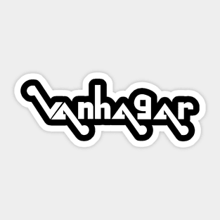 Van Hagar - Old VH logo Style - Horizontal Sticker